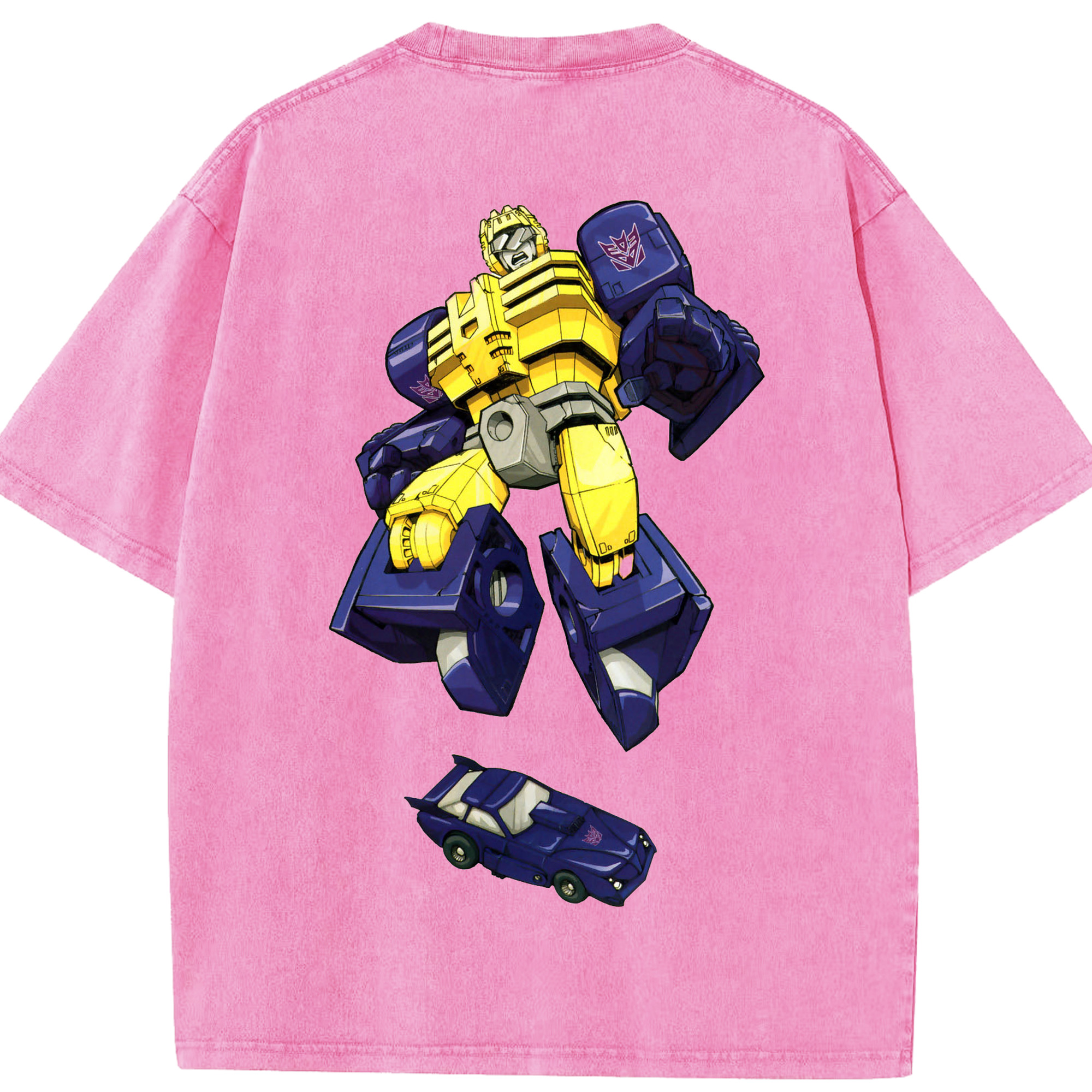 （画像用）  綿100% ヴィンテージ風 半袖Tシャツ（背面プリント）